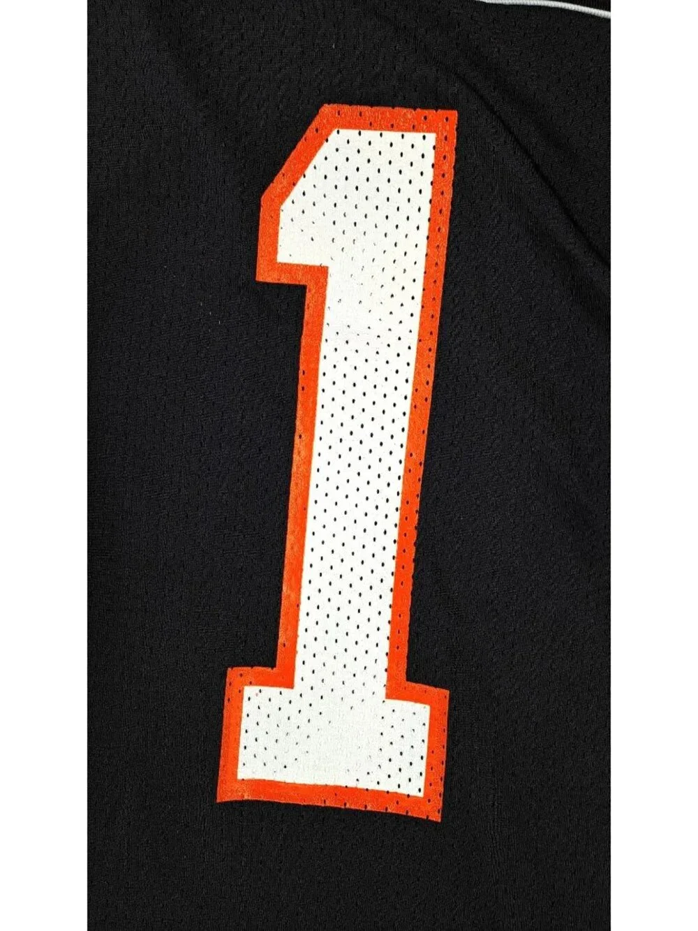 Vintage Utah Blaze Arena Football Jersey Russell XL Black Orange Discover Card - Picture 12 of 16